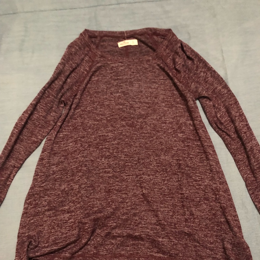Maroon Hollister top
